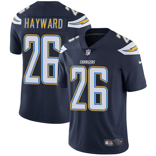 Nike Chargers #26 Casey Hayward Navy Blue Team Color Men's Stitched NFL Vapor Untouchable Limited Jersey - Click Image to Close